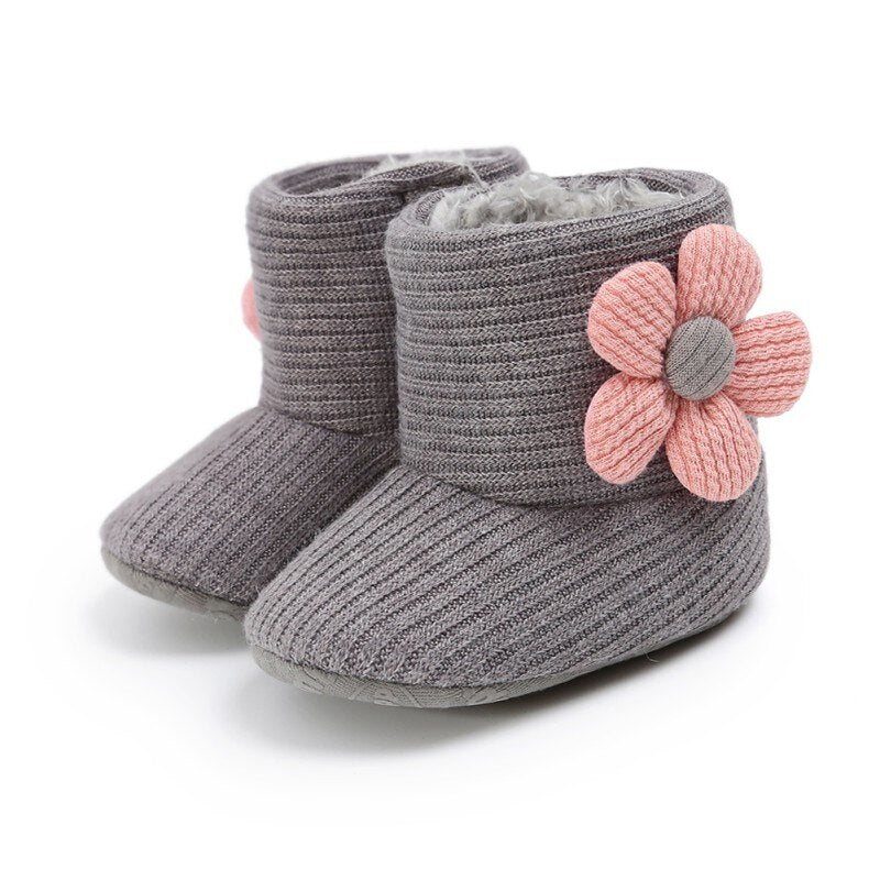 knitted Snow Booties