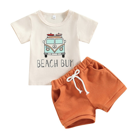 Beach Bum Graphic Shirt + Shorts