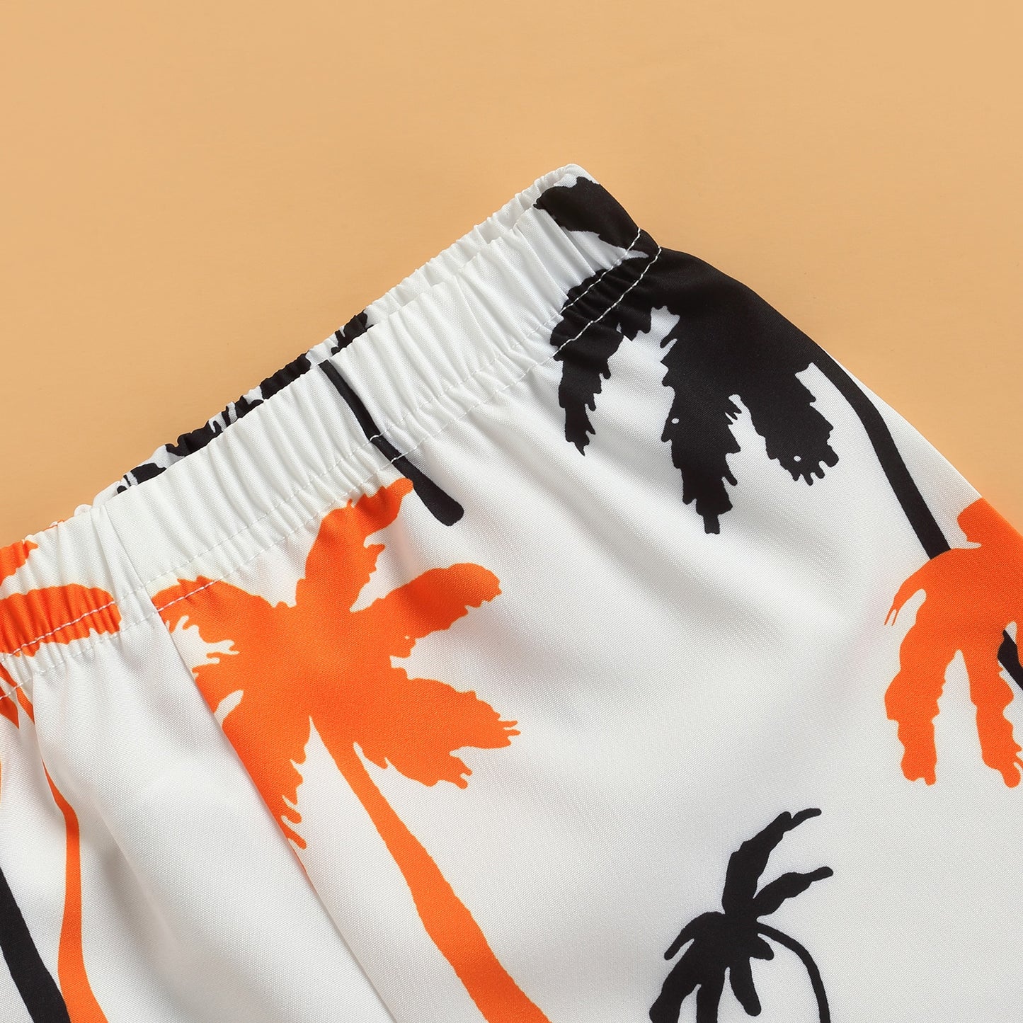 Beach Print Shirt + Shorts