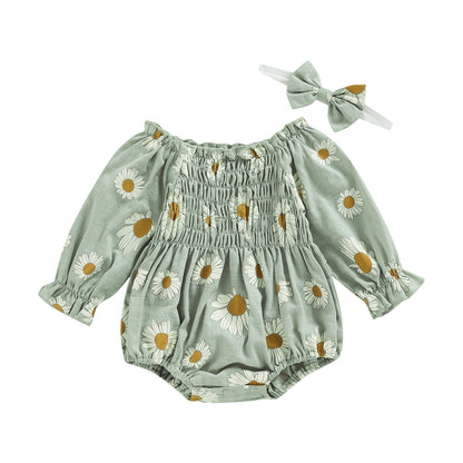 Ember Daisy Print Rompers
