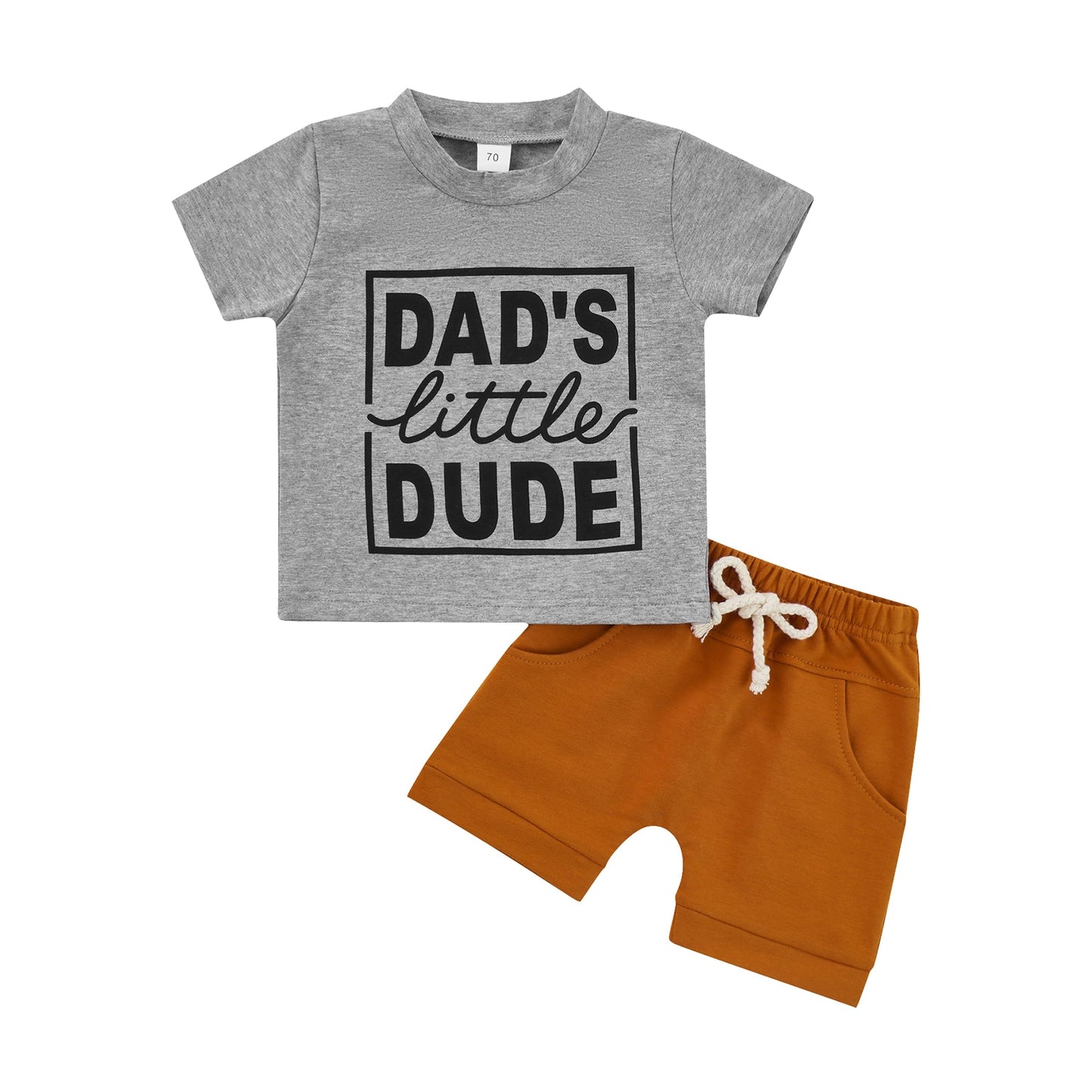 Little Dude T-shirt + Shorts