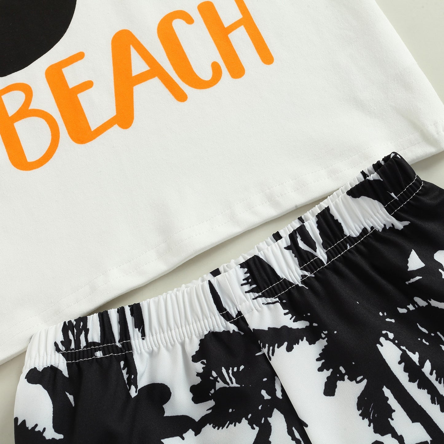 Beach Graphic Print Shirt + Shorts