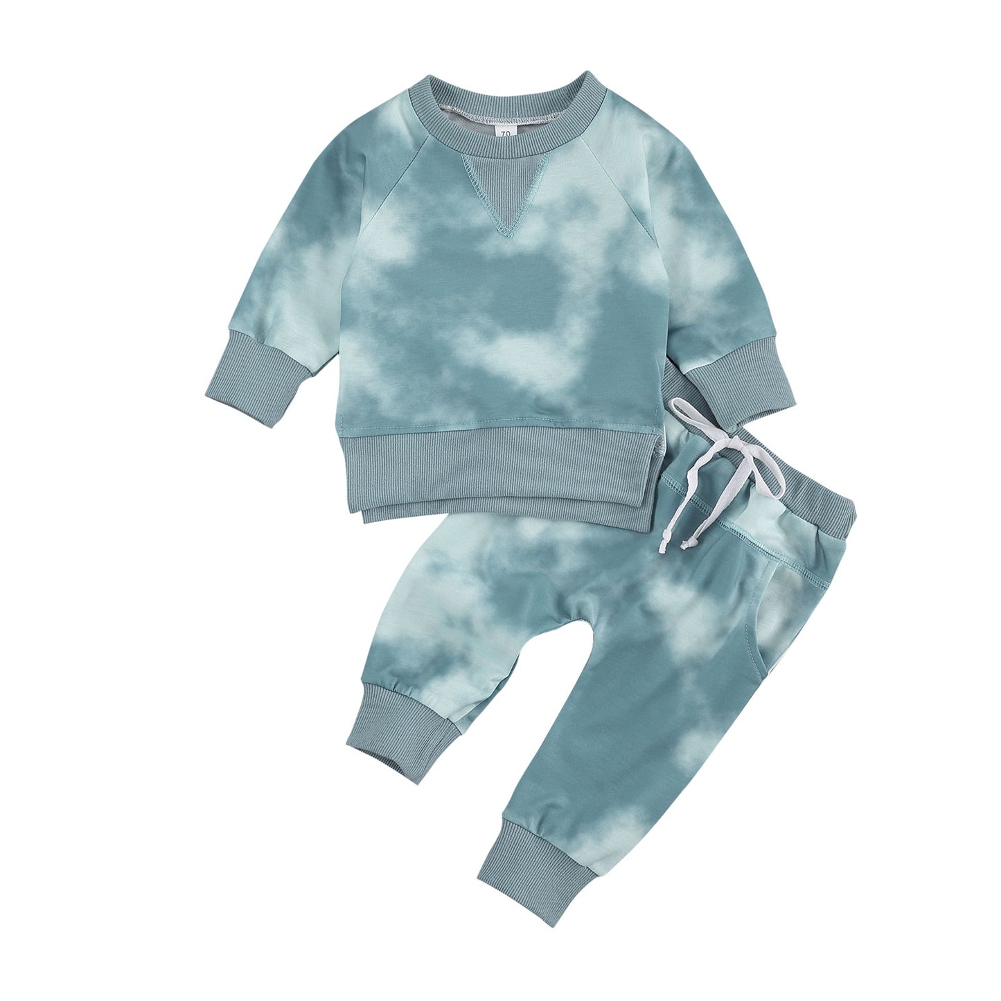 Madden Tye-Dye Printed Sweatsuit Set