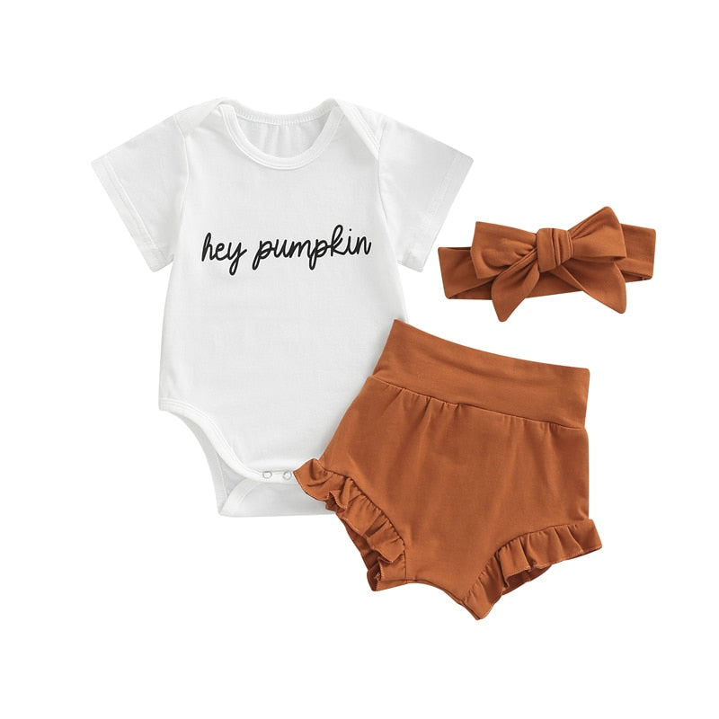Hey Pumpkin Romper + Shorts