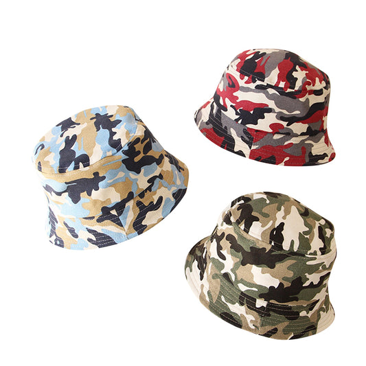 Camouflage Print Bucket Hats