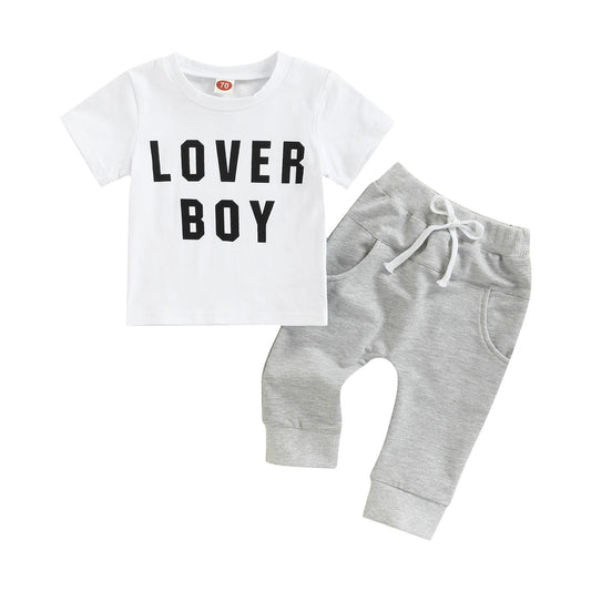 Lover Boy Graphic Print Shirt + Joggers