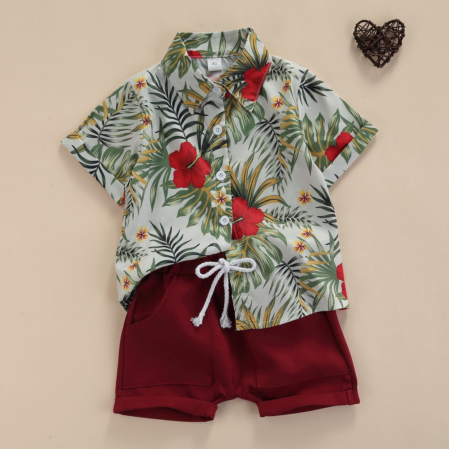 Little Islander Shirt & Shorts