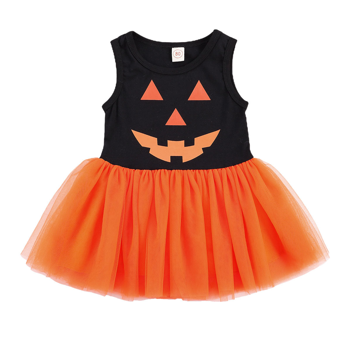 Pumpkin Mini Tutu Dress
