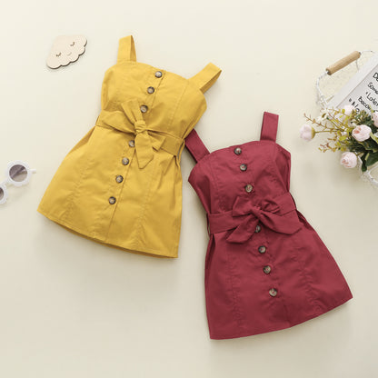 Primrose Sleeveless Button Dress